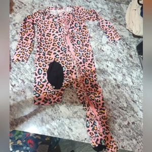 Posh peanut 18-24 month footie pajamas leopard